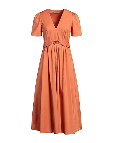 TWINSET Midi dress 96% Cotton, 4% Elastane