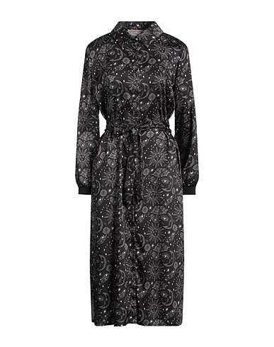 RINASCIMENTO Midi dress Black 100% Viscose