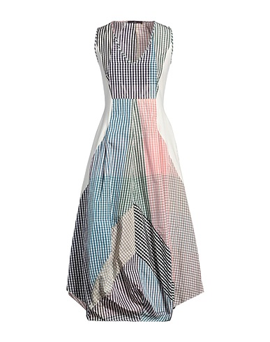 HIGH Long dress Cream 100% Polyester, Rayon, Nylon, Elastane