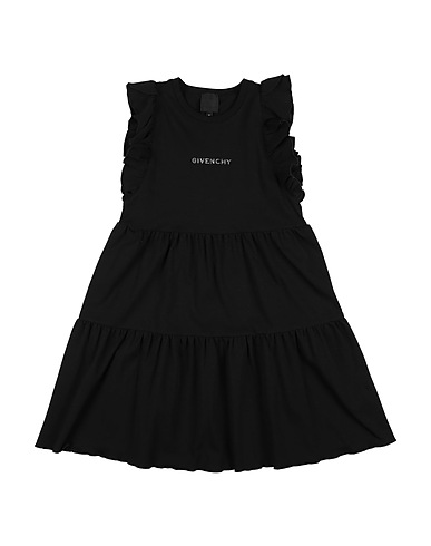 GIVENCHY Dress Black 100% Cotton, Swarovski® Crystal