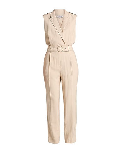 MORGAN DE TOI Jumpsuits and Overalls Beige 90% Viscose, 10% Polyester
