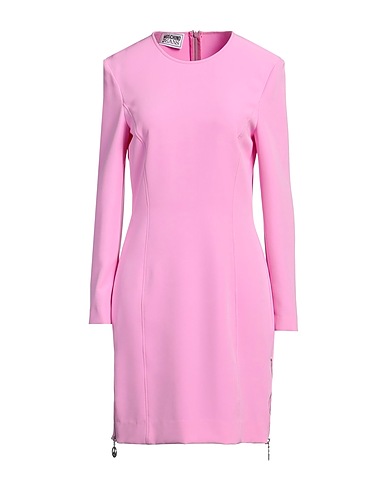 MOSCHINO JEANS Vestito corto Rosa 90% Poliestere, 10% Elastan