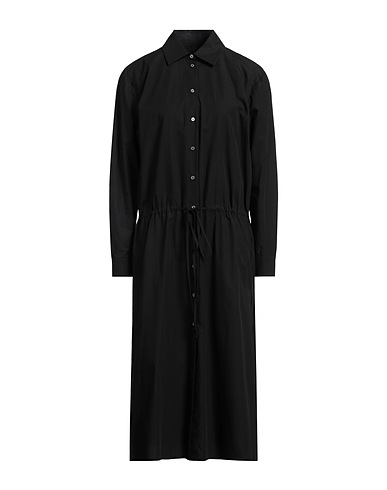 ICE PLAY Midi dress Black 100% Cotton
