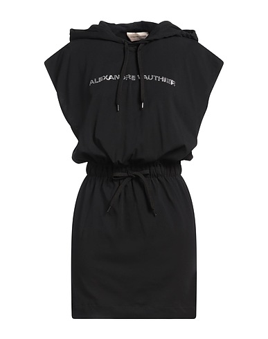ALEXANDRE VAUTHIER Short dress Black 100% Cotton, Glass