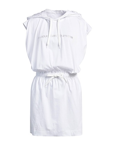 ALEXANDRE VAUTHIER Short dress White 100% Cotton, Glass