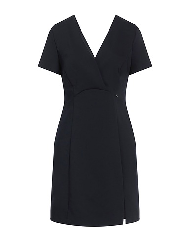 MORGAN DE TOI Sheath dress Midnight blue 50% Polyester, 47% Cotton, 3% Elastane