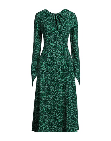 VICTORIA BECKHAM Robe mi-longue Vert 100% Polyester