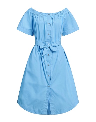 ICE PLAY Vestito chemisier Blu chiaro 100% Cotone