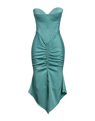 ALEX PERRY Long dress Turquoise 82% Acetate, 18% Polyester