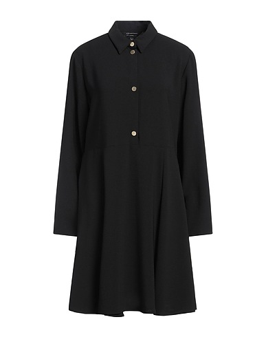 ARMANI EXCHANGE Shirt dress Black 100% Polyester