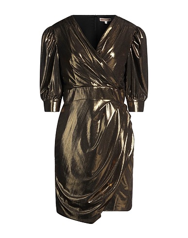 KOCCA Kurzes Kleid Bronze 94% Polyester, 6% Elastan