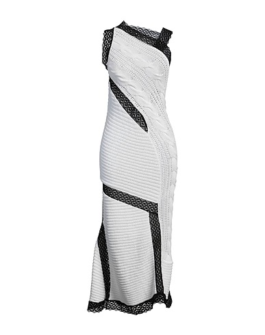KOCHÉ Elegant dress White 100% Cotton