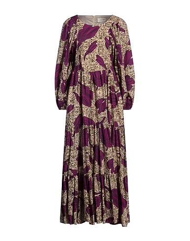 VICOLO Long dress Beige 100% Cotton