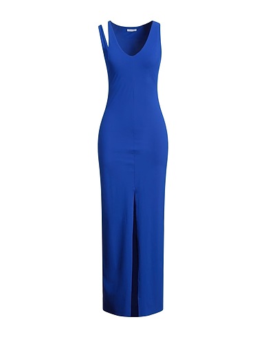 PATRIZIA PEPE Long dress Bright blue 75% Polyamide, 25% Elastane