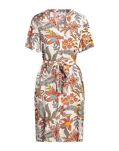 GARCIA Midi dress Ivory 100% EcoVero™ viscose