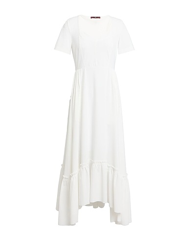 HIGH Midi dress White 75% Nylon, 25% Elastane