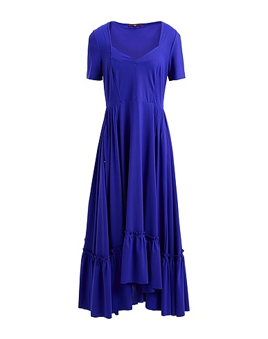 HIGH Midi dress Bright blue 75% Nylon, 25% Elastane