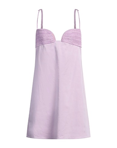 MAGDA BUTRYM Short dress Mauve 85% Lyocell, 13% Cotton, 2% Elastane