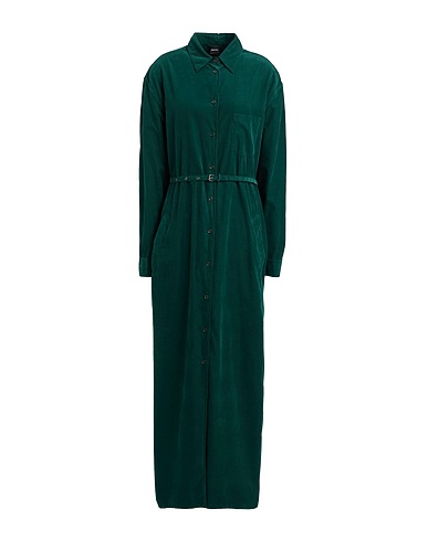 ASPESI Long dress Emerald green 100% Cotton