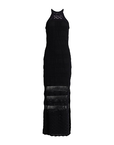 GUESS Long dress Black 100% Cotton