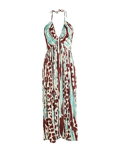 DIXIE Midi dress Ivory 100% Viscose