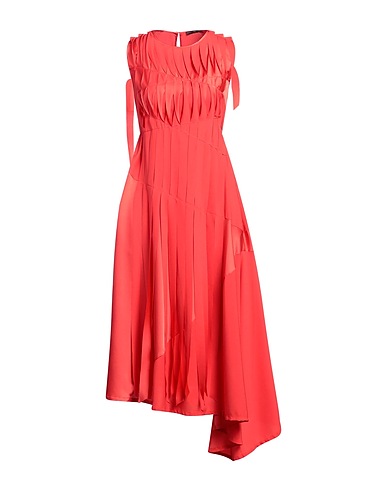 HIGH Midi dress Tomato red 100% Polyester