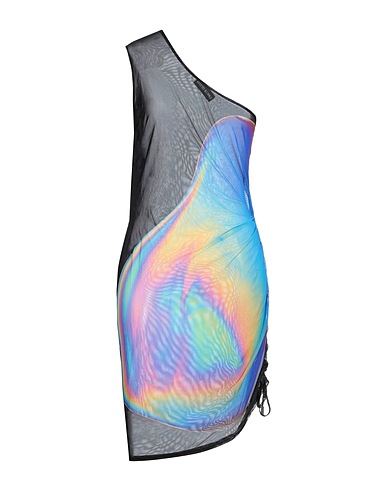 DAVID KOMA Midi dress Azure 92% Polyamide, 8% Elastane