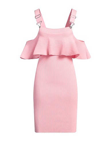 MOSCHINO JEANS Tubino Rosa chiaro 65% Viscosa, 35% Poliammide