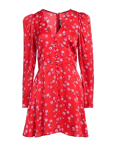 ROTATE BIRGER CHRISTENSEN Shirt dress Red 100% Viscose