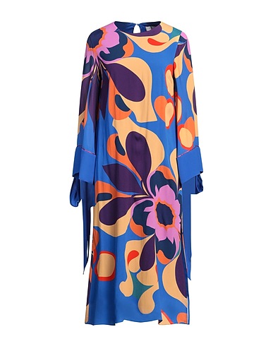 BORGO DE NOR Midi dress Blue 100% Viscose