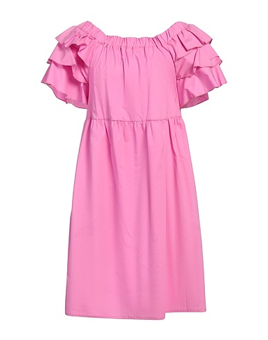 B.YU Midi dress Pink 100% Cotton