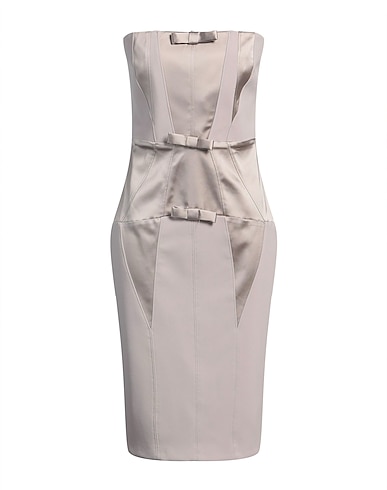 ELISABETTA FRANCHI Tubino Grigio 96% Poliestere, 4% Elastan, Poliuretano