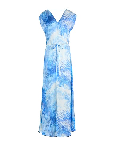 ICE PLAY Long dress Azure 100% Viscose