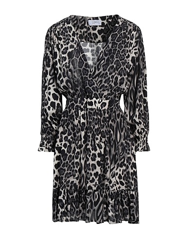 SOALLURE Short dress Black 100% Viscose