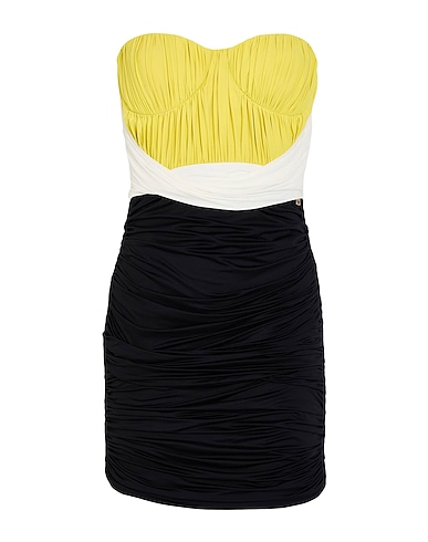 ELISABETTA FRANCHI Sheath dress NERO 80% Polyamide, 20% Elastane