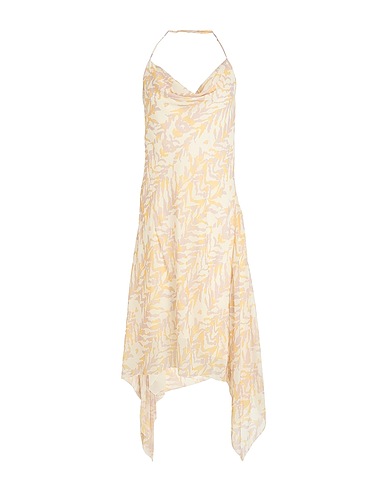 PATRIZIA PEPE Vestito midi Giallo pastello 100% Poliestere
