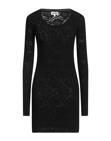 KENZO Short dress Black 79% Cotton, 20% Polyamide, 1% Elastane