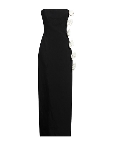 FORTE DEI MARMI COUTURE Elegant dress Black 100% Linen