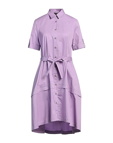 PESERICO Hemdkleid Lila 97% Baumwolle, 3% Elastan