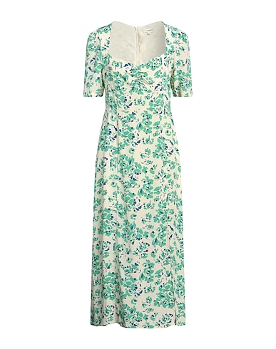 SUNCOO Midi dress Cream 54% EcoVero™ viscose, 46% Viscose