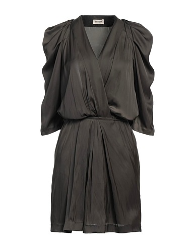 ZADIG&VOLTAIRE Short dress VERDE MILITARE 57% Polyester, 43% Recycled polyester