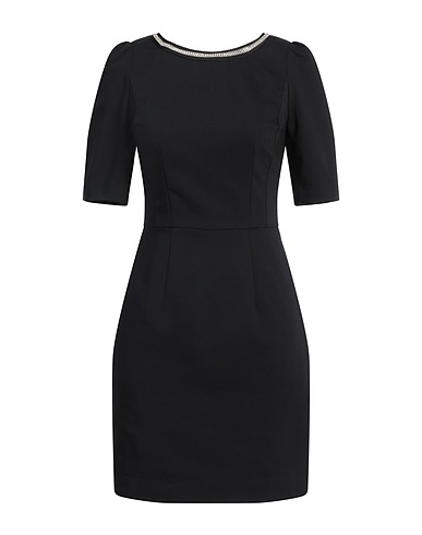 MORGAN DE TOI Sheath dress Black 50% Cotton, 47% Polyester, 3% Elastane