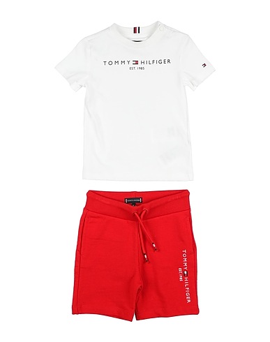 TOMMY HILFIGER Completo Baby  Bianco 100% Cotone