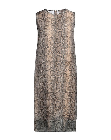 SPORTMAX Midi dress Beige 100% Polyester