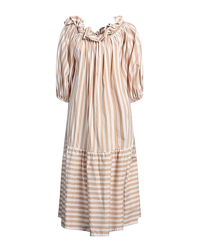 LAVI COUTURE Midi dress Sand 96% Cotton, 4% Elastane