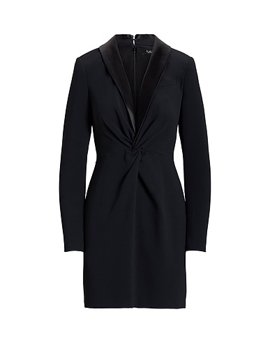 LAUREN RALPH LAUREN Short dress SATIN-TRIM CREPE COCKTAIL DRESS
91% Recycled polyester, 9% Elastane