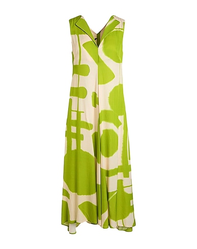PIERANTONIO GASPARI Midi dress Light green 100% Viscose