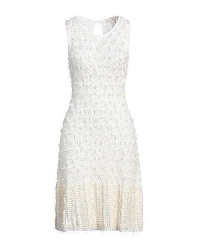 CHLOÉ Short dress Cream 74% Viscose, 17% Silk, 9% Cashmere