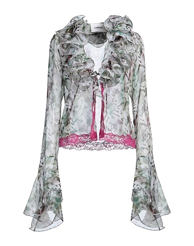 VAILLANT Patterned shirts & blouses Military green 100% Polyester