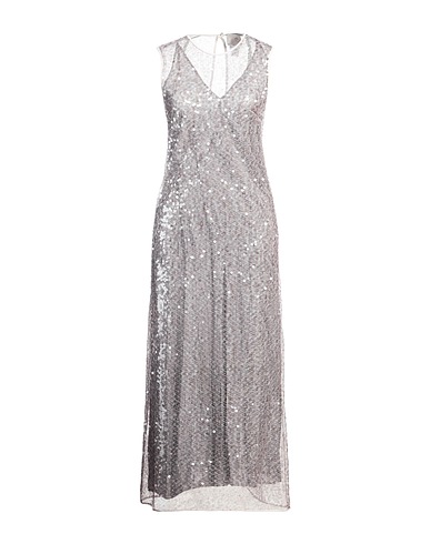 ALYSI Long dress Grey 100% Viscose
